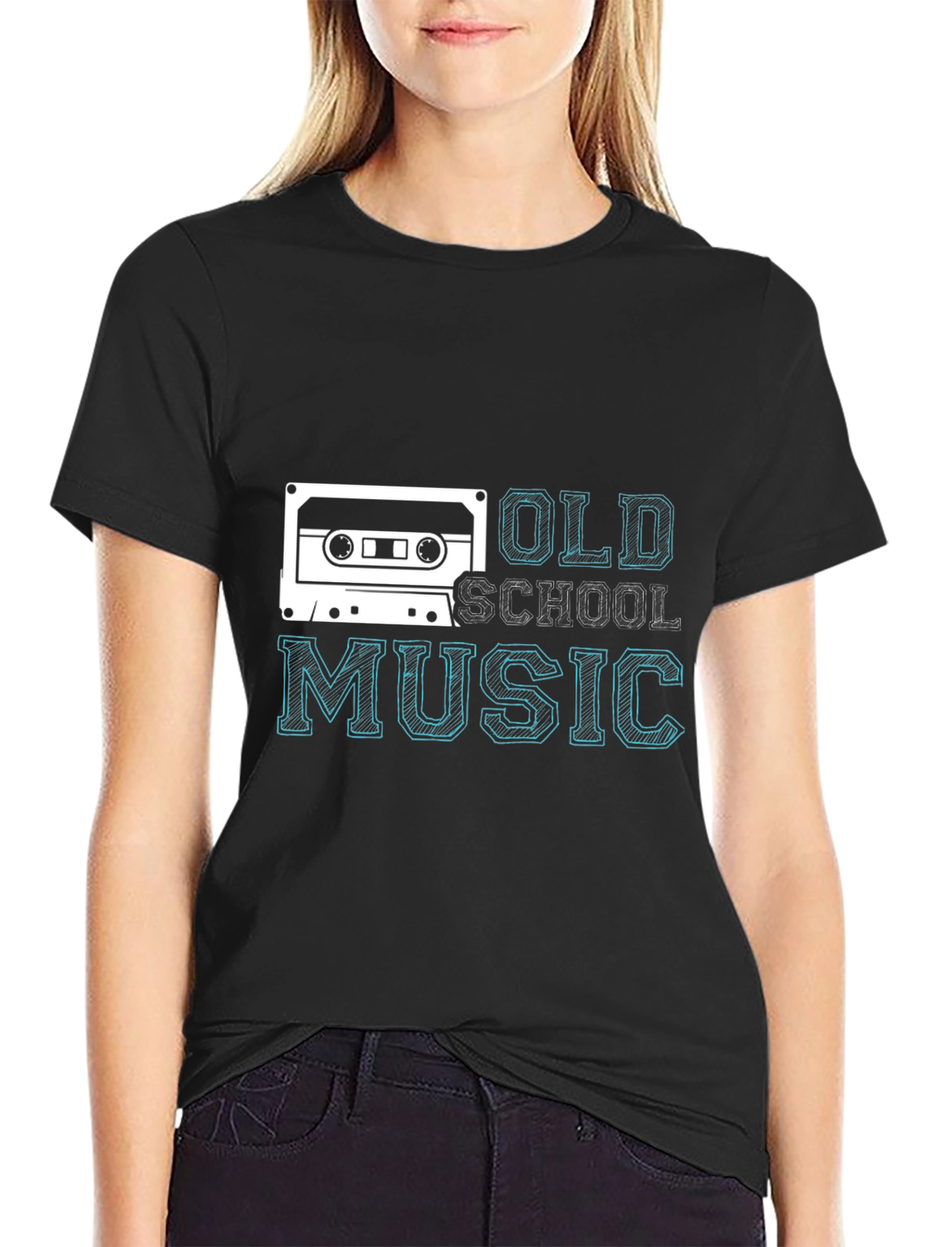 Retro Cassette Tape Old School Music Graphic Tee