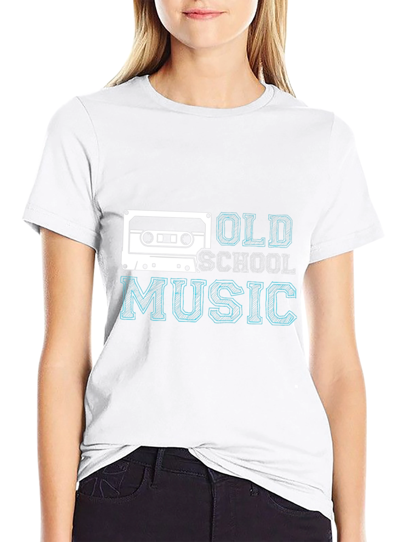 Retro Cassette Tape Old School Music Graphic Tee