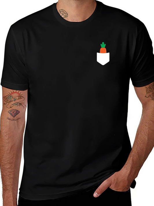 Carrot Pocket T-Shirt - Cute Graphic Tee