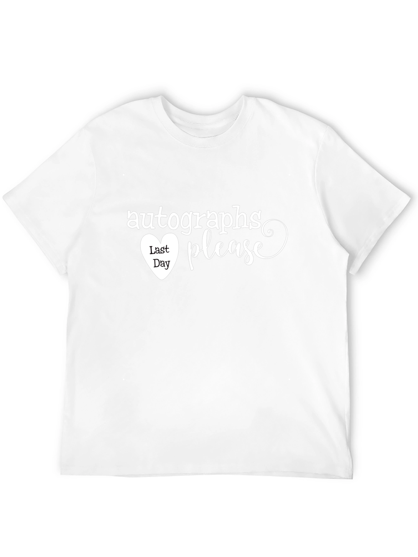 Autographs Please T-Shirt Last Day of School