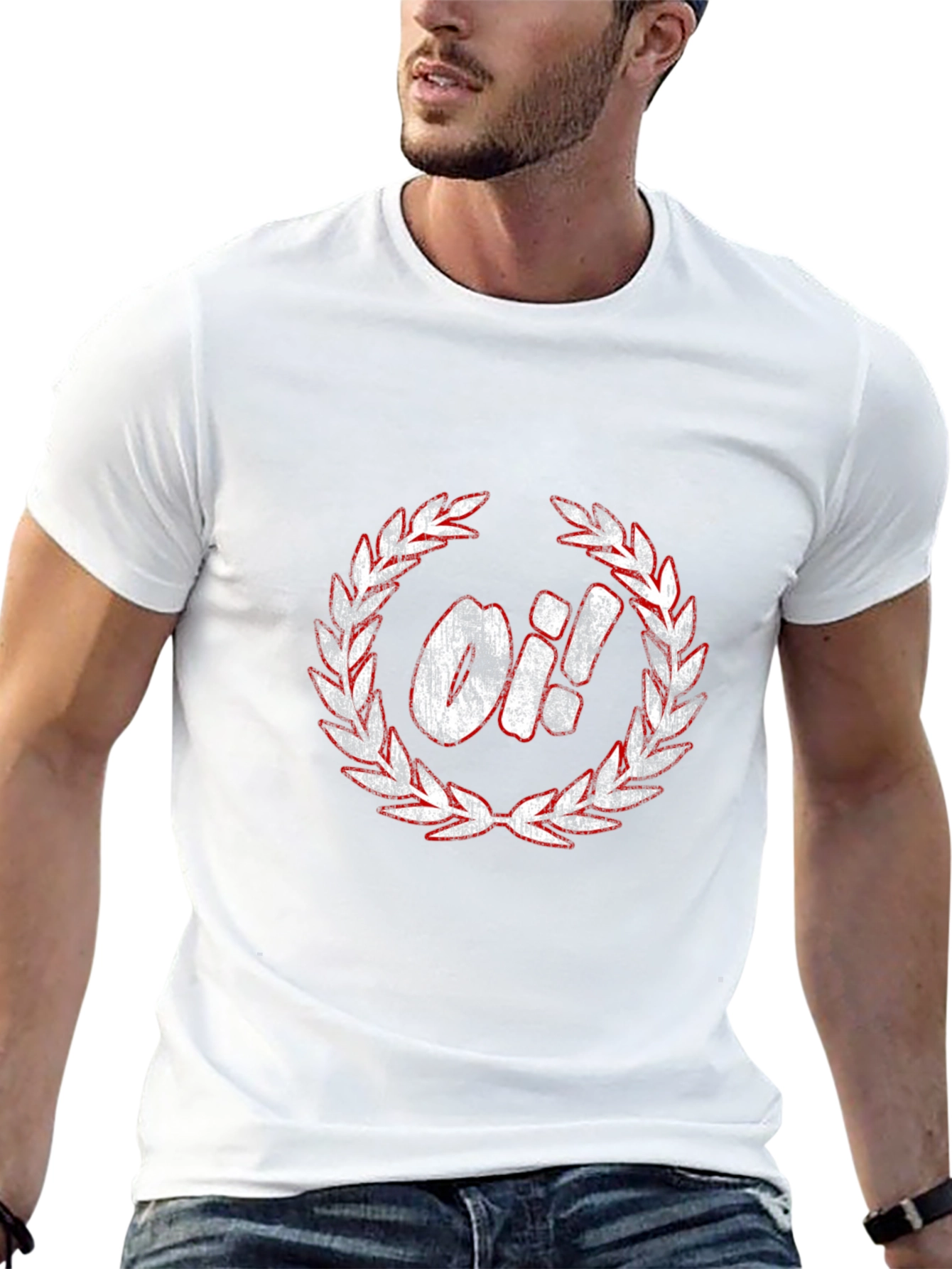 Oi! Laurel Wreath Graphic T-Shirt