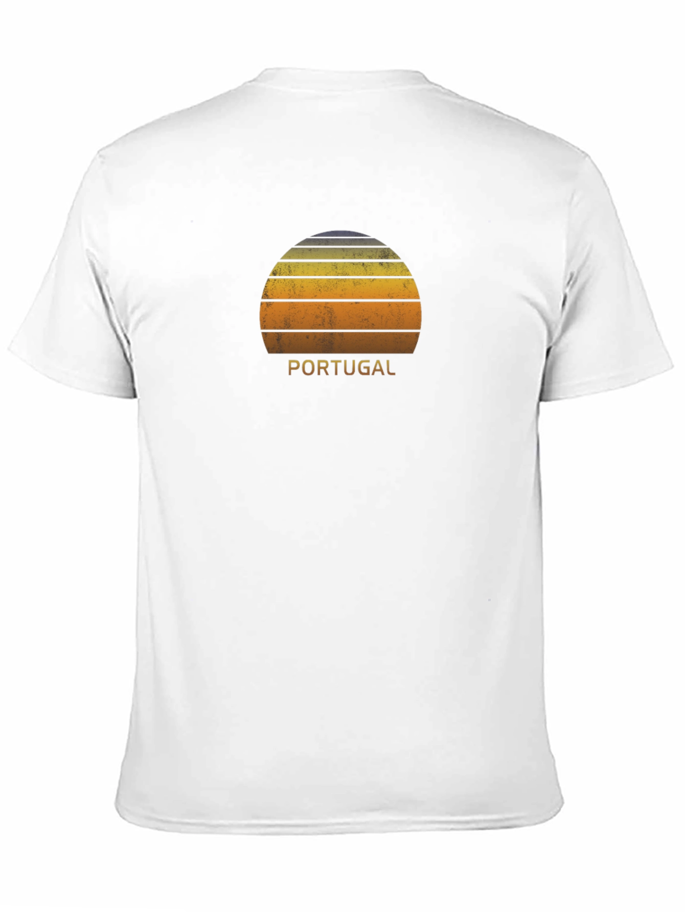 Portugal Retro Sunset Graphic T-Shirt