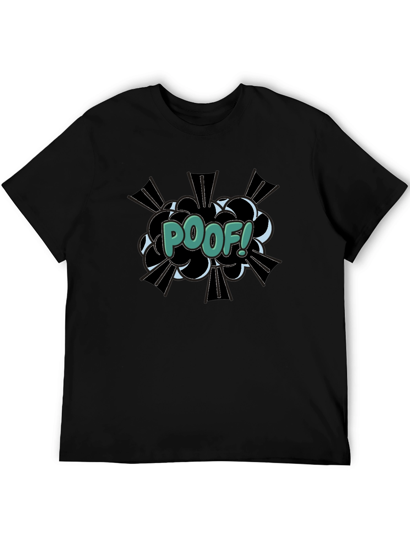 Poof! Comic Style Graphic T-Shirt