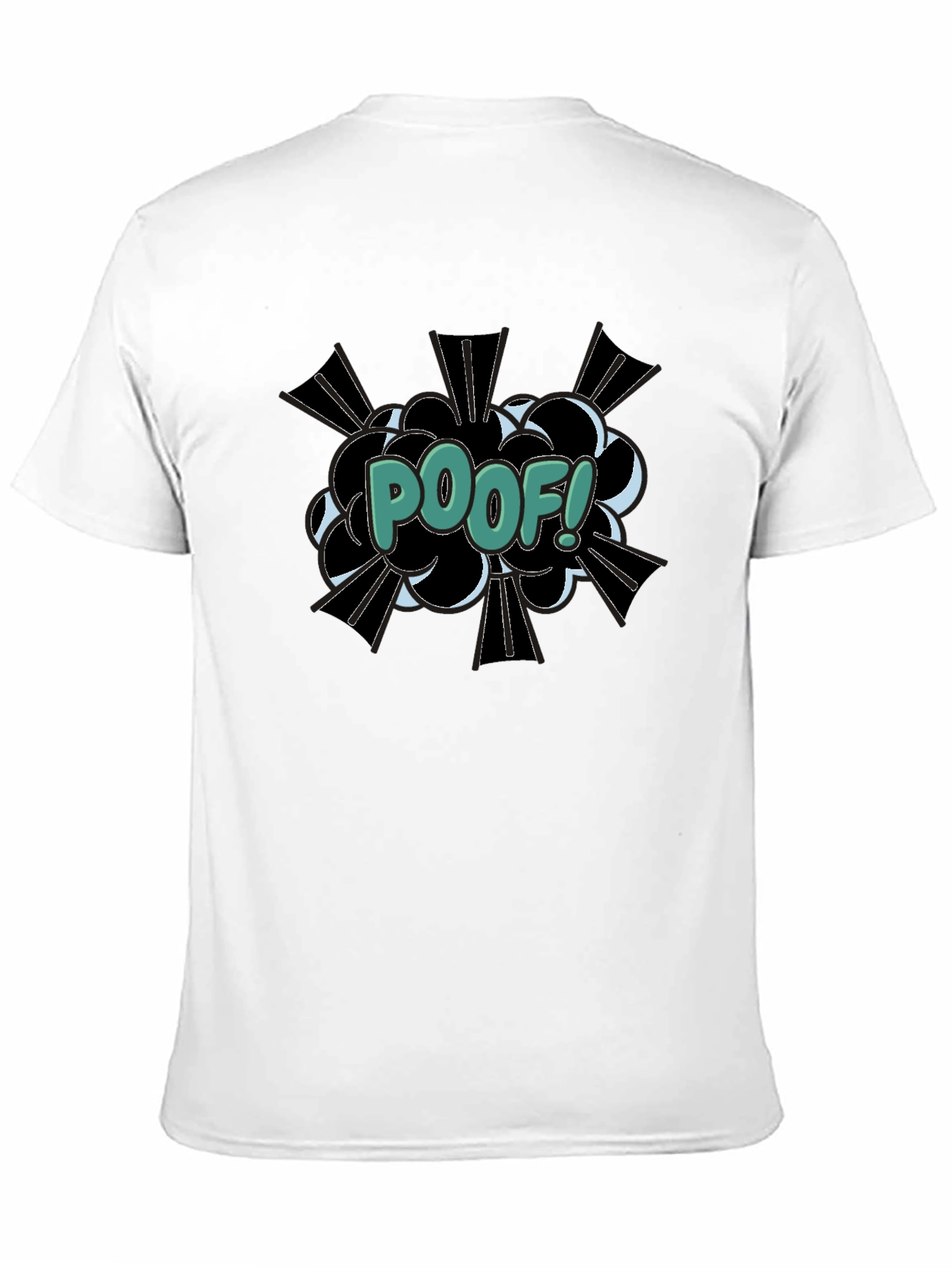 Poof! Comic Style Graphic T-Shirt