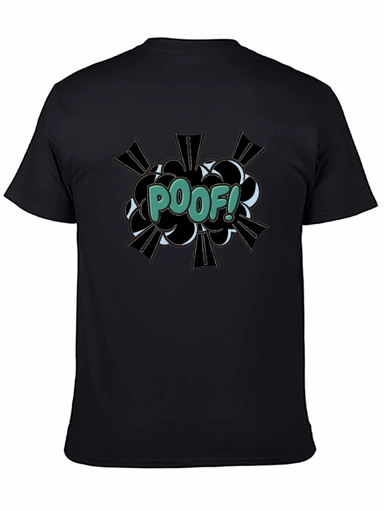 Poof! Comic Style Graphic T-Shirt