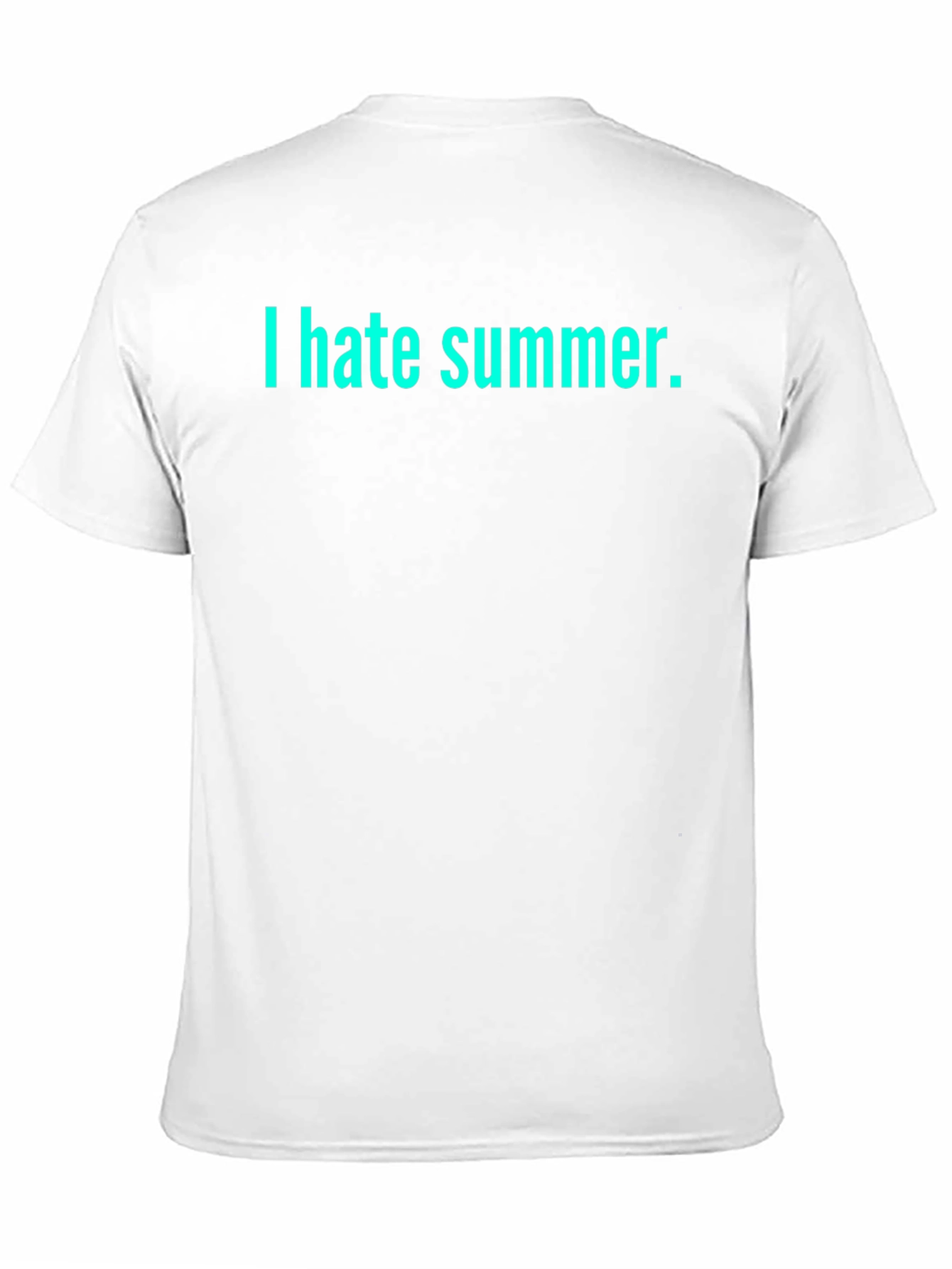 I Hate Summer Black T-Shirt