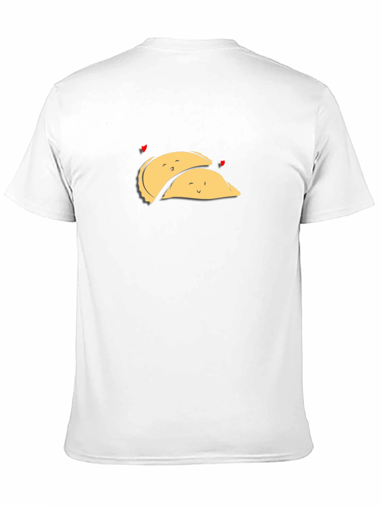 Cute Dumpling Love Black T-Shirt