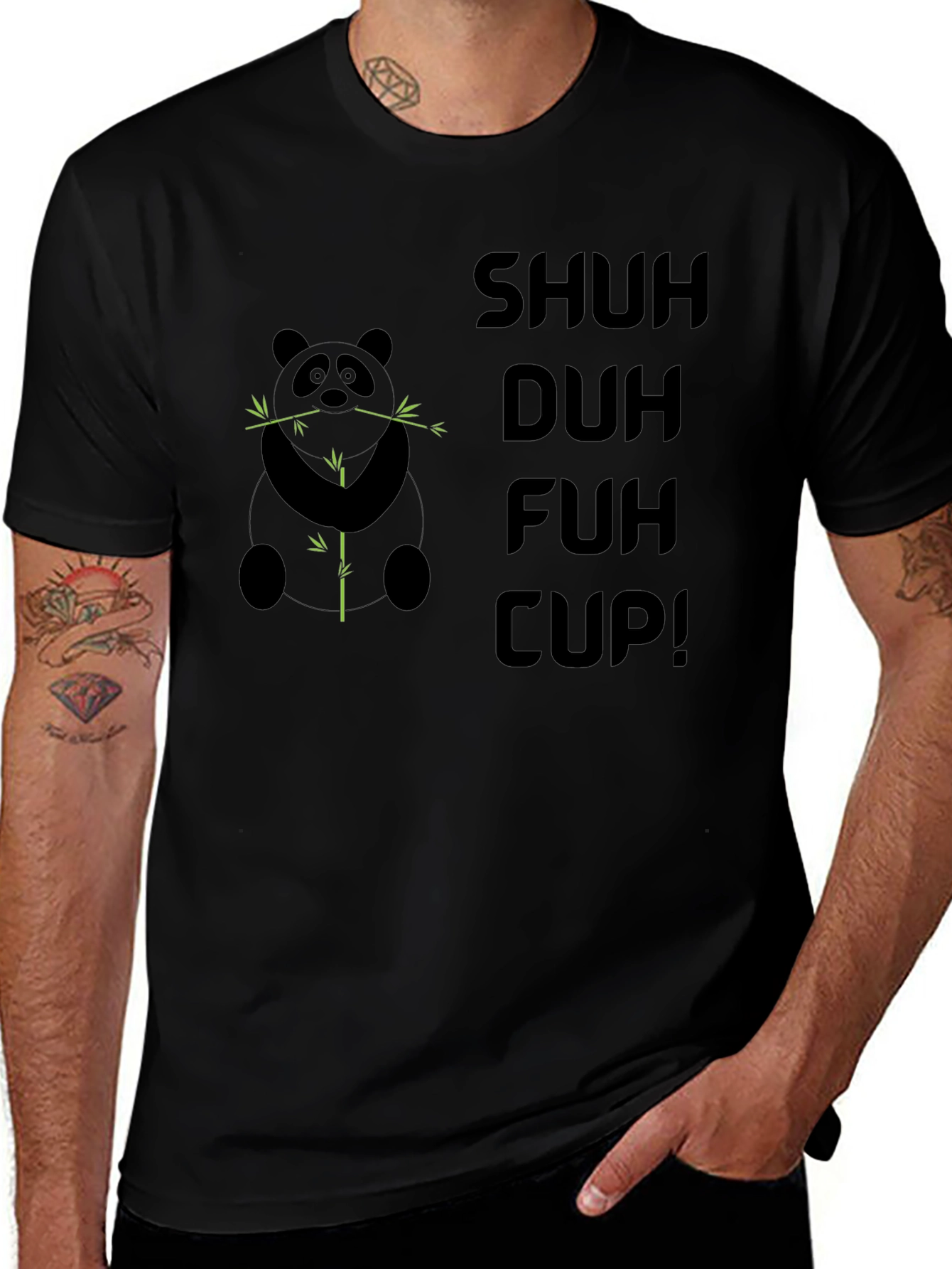Shuh Duh Fuh Cup Panda T-Shirt