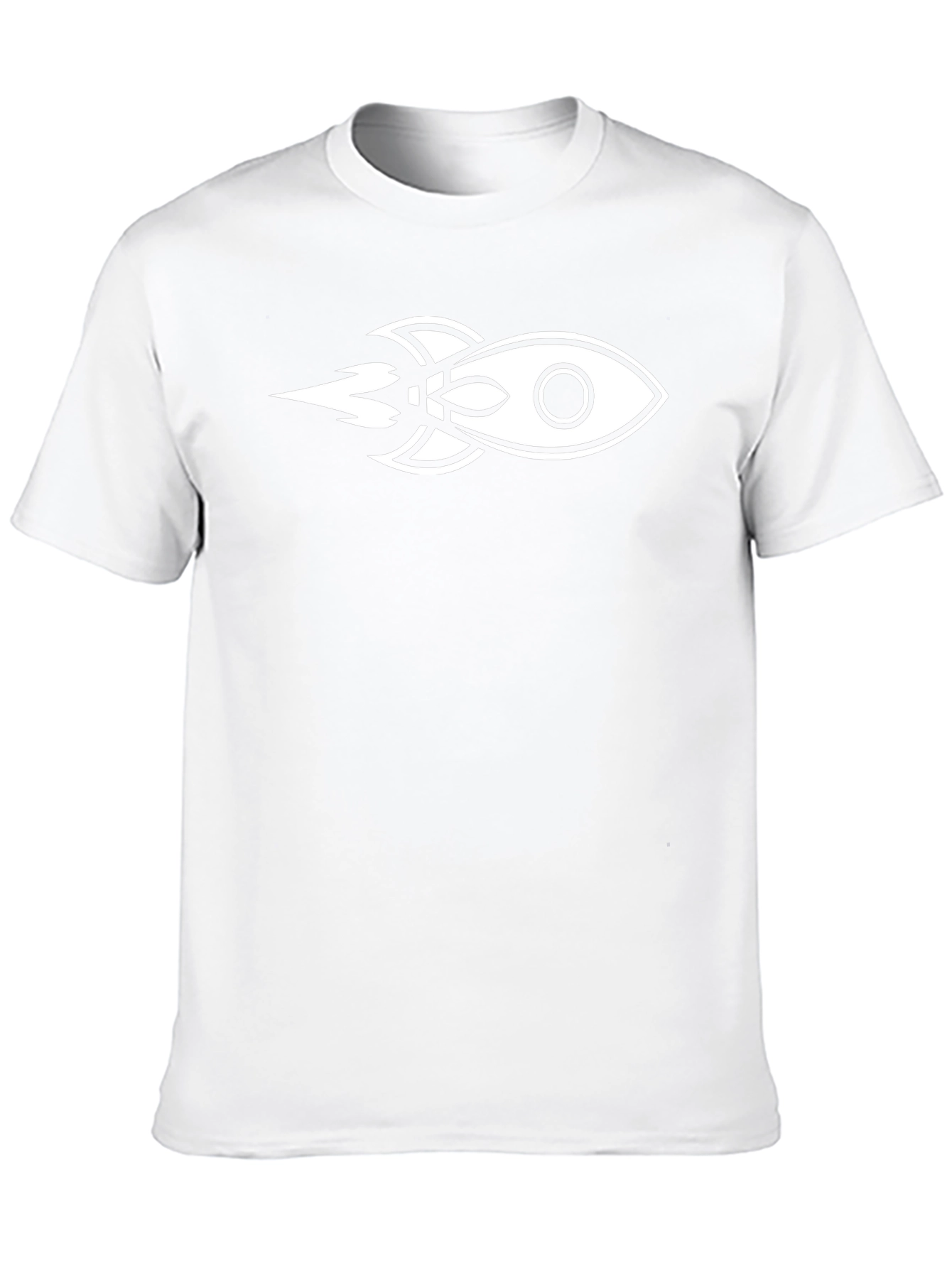 Rocket Graphic Black T-Shirt | Stylish Comfort