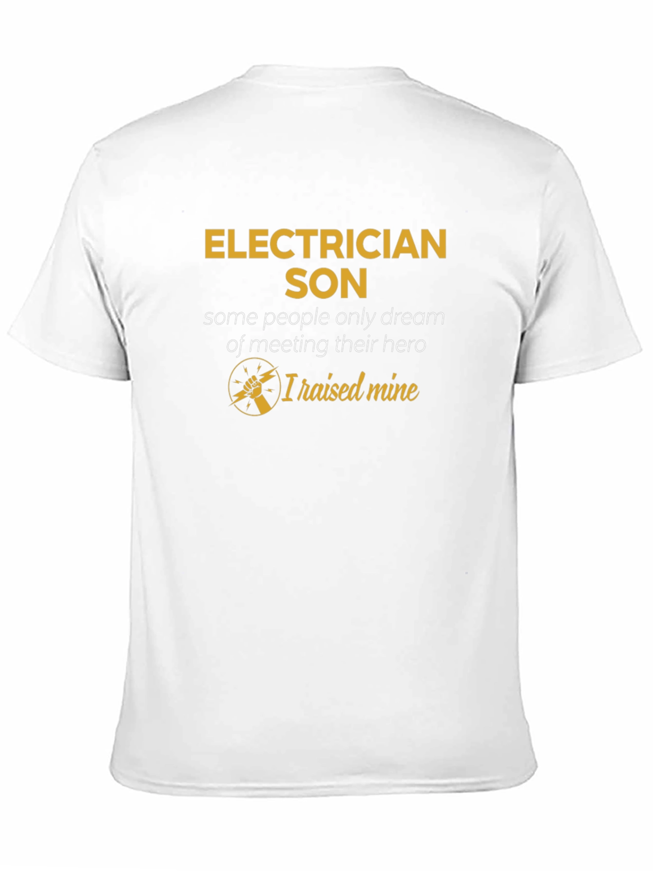 Electrician Son T-Shirt - Proud Parent Tee