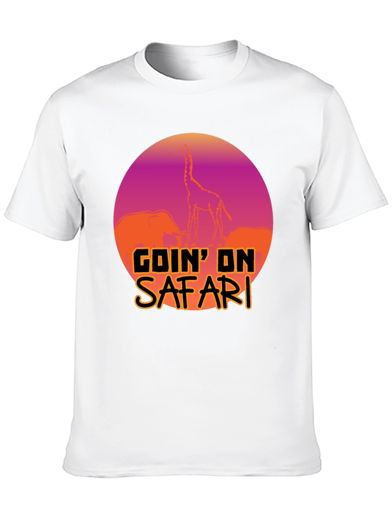 Goin on Safari T-Shirt: Animal Print Tee