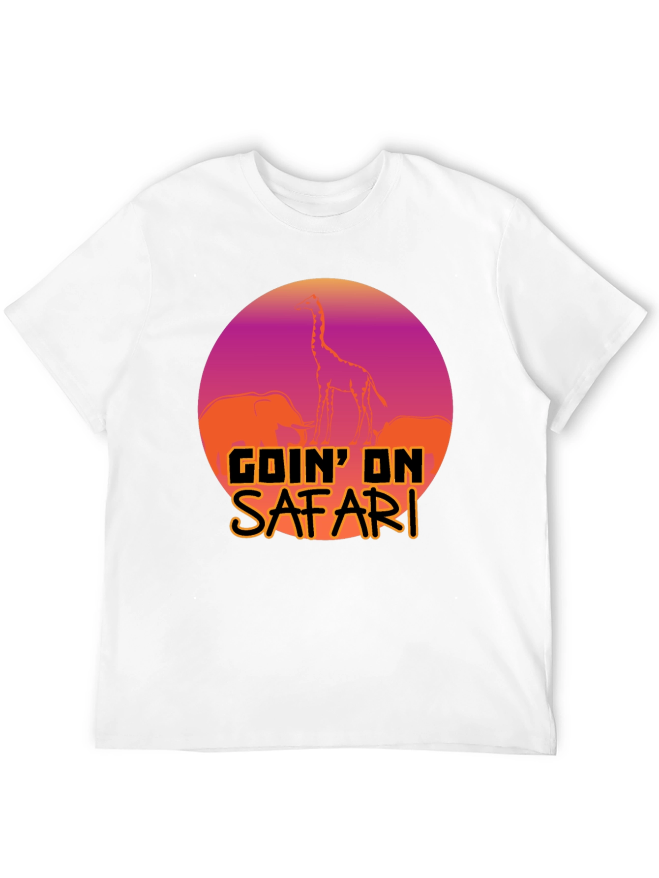 Goin on Safari T-Shirt: Animal Print Tee