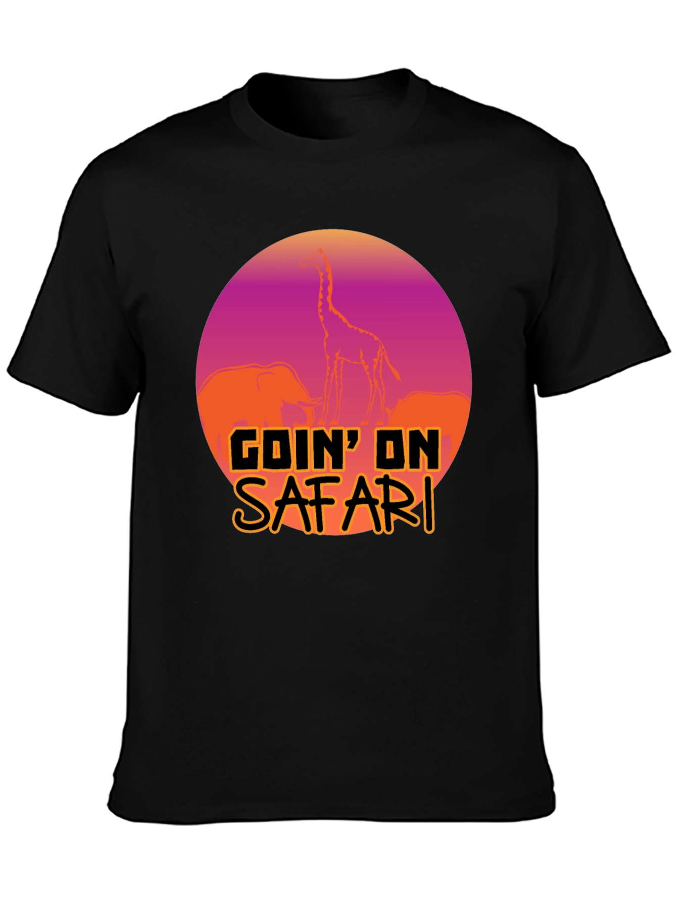 Goin on Safari T-Shirt: Animal Print Tee