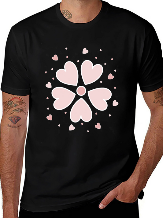 Heart Petal Flower T-Shirt