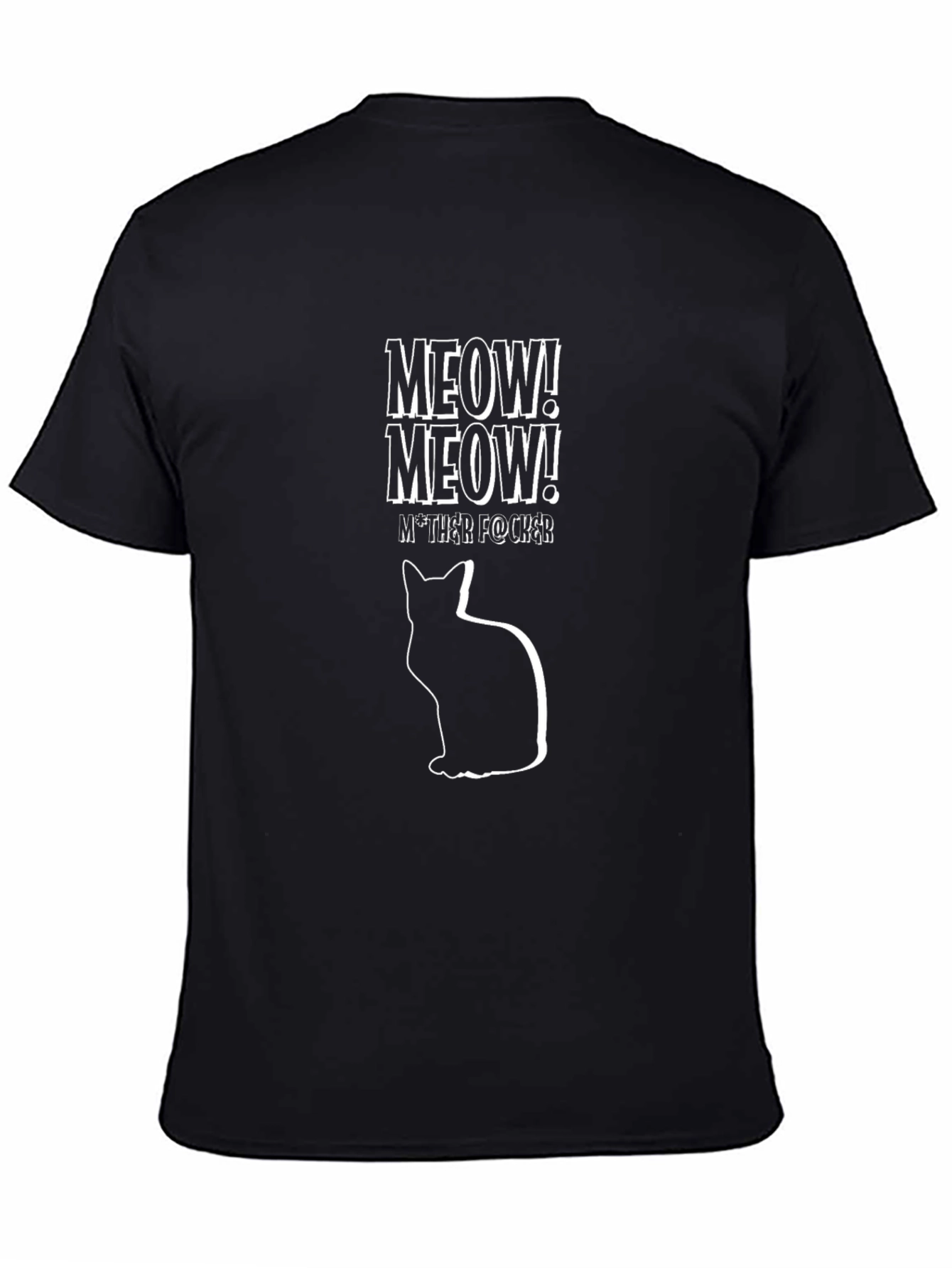 Meow! Novelty T-Shirt - Cat Lover Apparel
