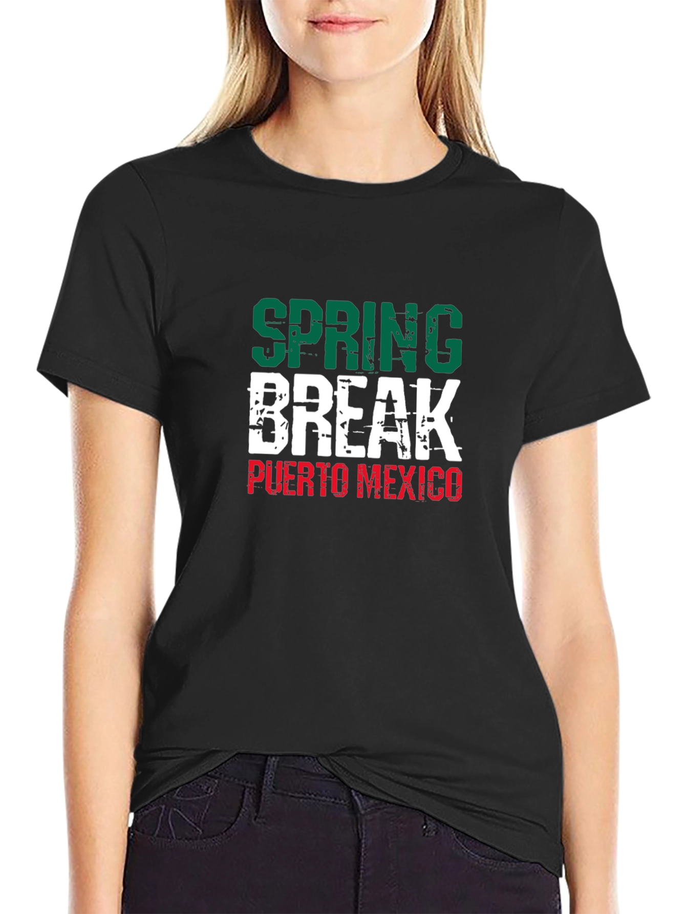Spring Break Puerto Mexico Graphic T-Shirt