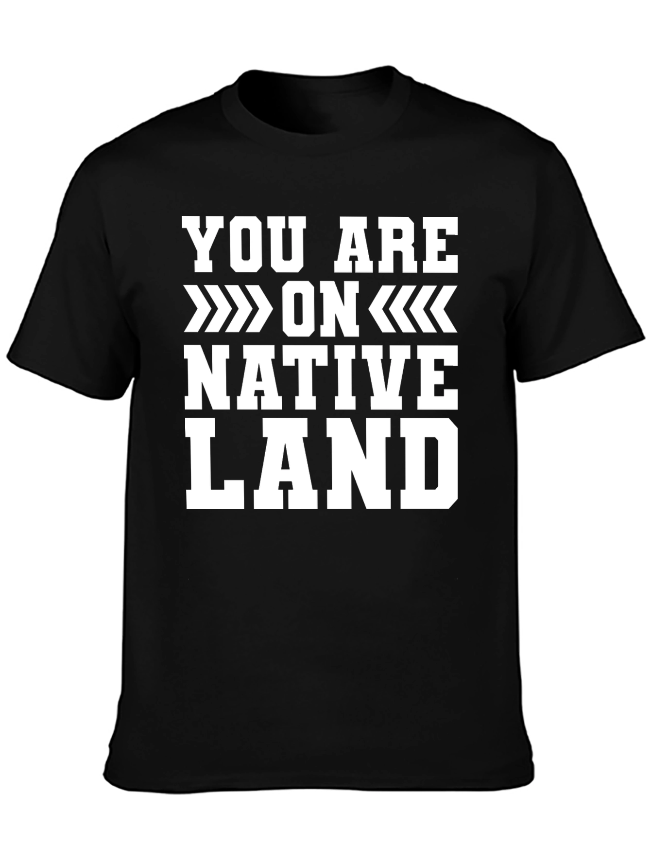 Native Land Graphic Tee - Black