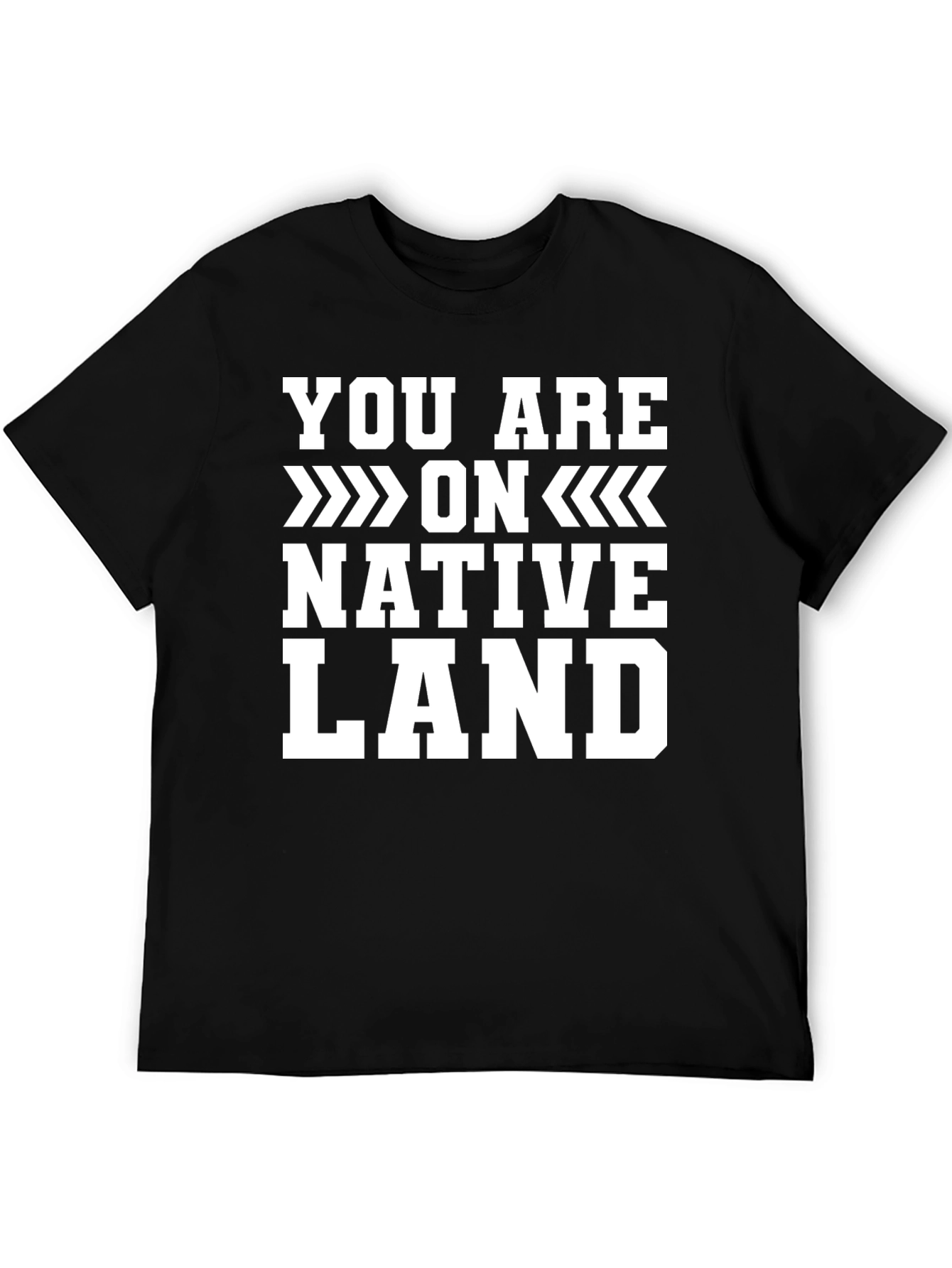 Native Land Graphic Tee - Black