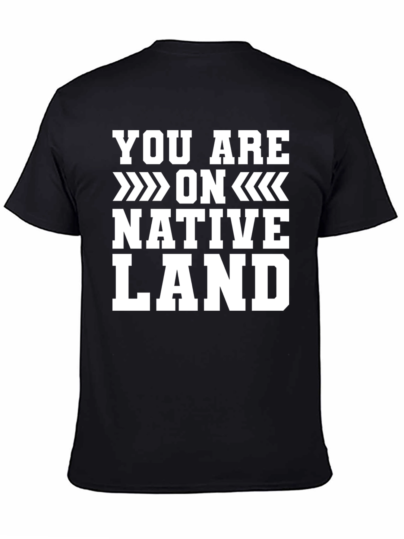 Native Land Graphic Tee - Black