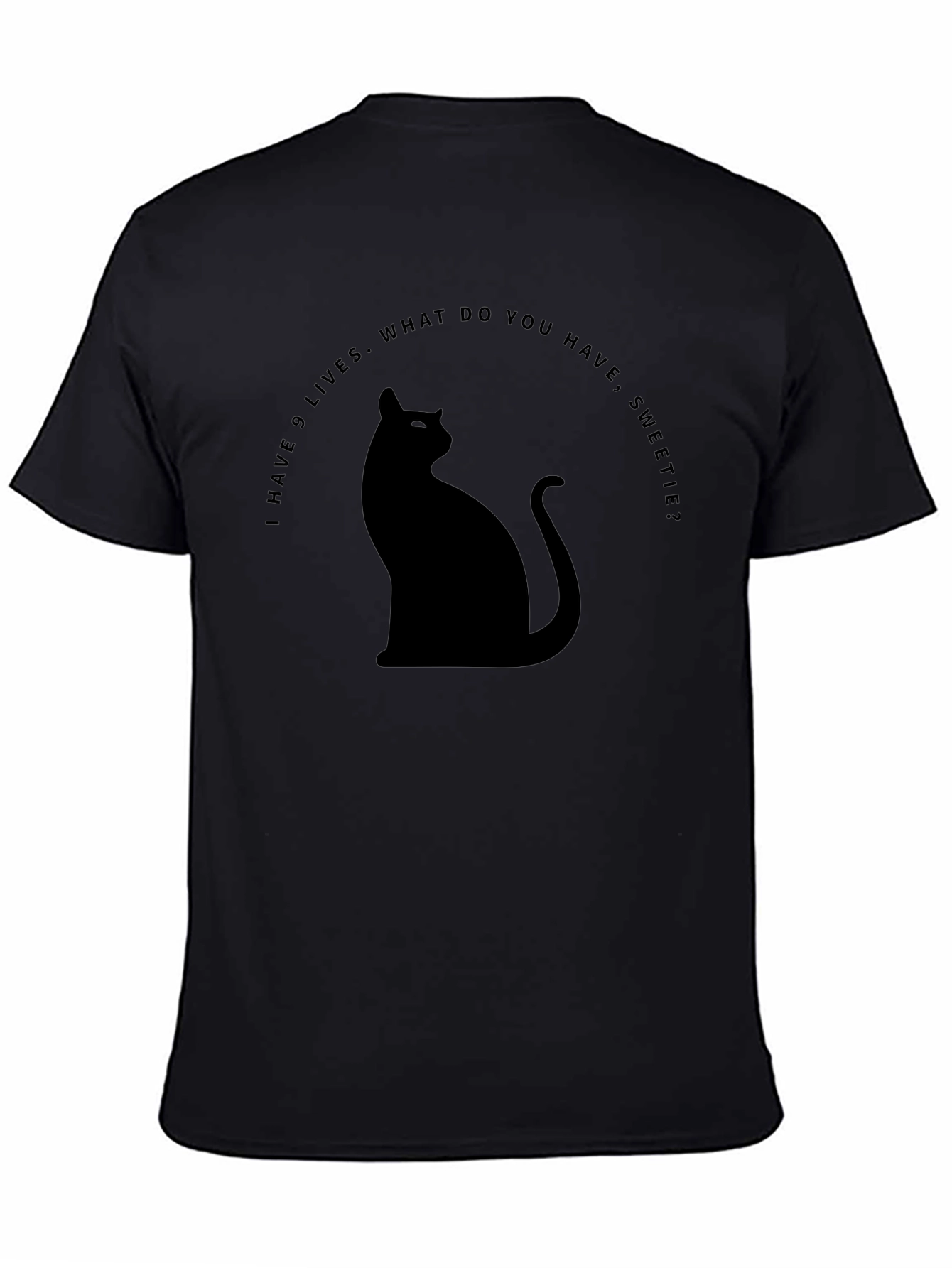 Nine Lives Cat T-Shirt - Funny Cat Lover Tee