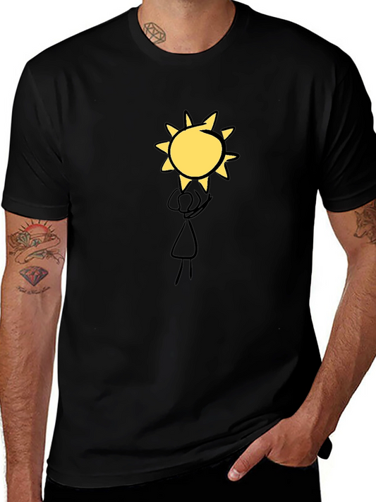Sun Graphic Black T-Shirt