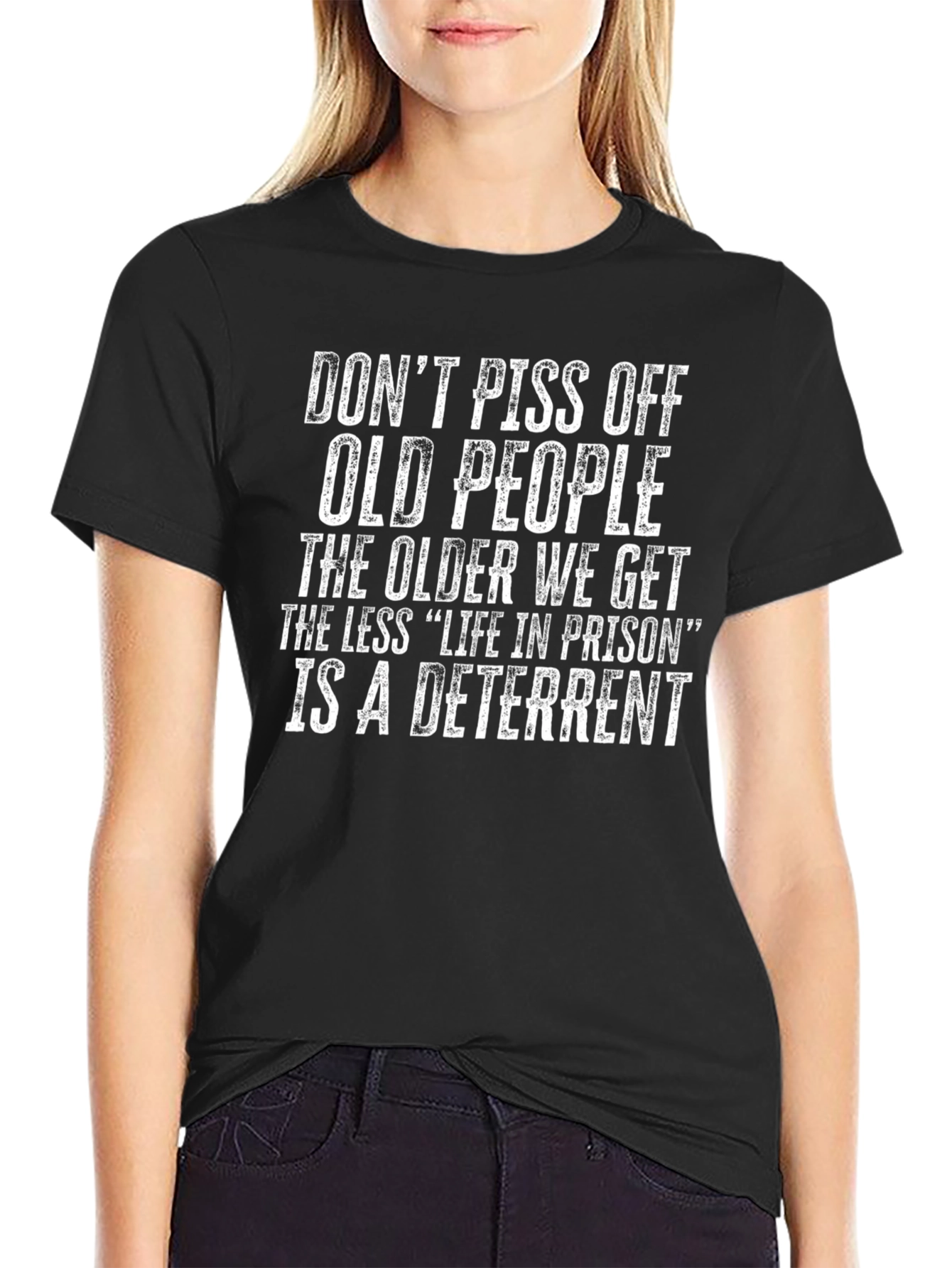 Funny Old People Deterrent T-Shirt
