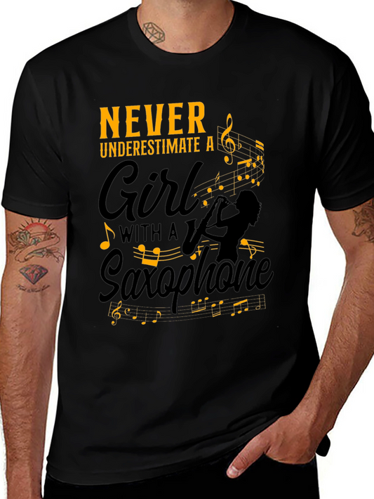 Girl Saxophone Player T-Shirt