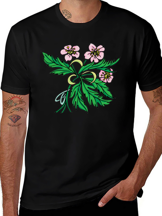 Floral Moon T-Shirt - Stylish Graphic Tee