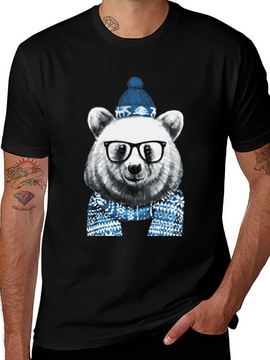 Hipster Bear T-Shirt
