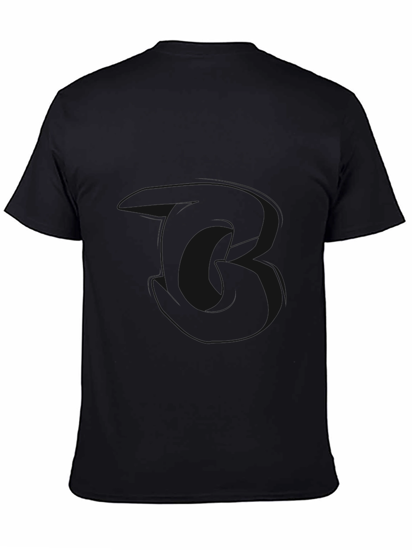 Black Casual T-Shirt