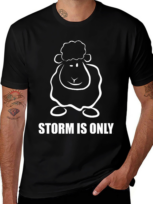 Storm is Only Sheep T-Shirt - Black