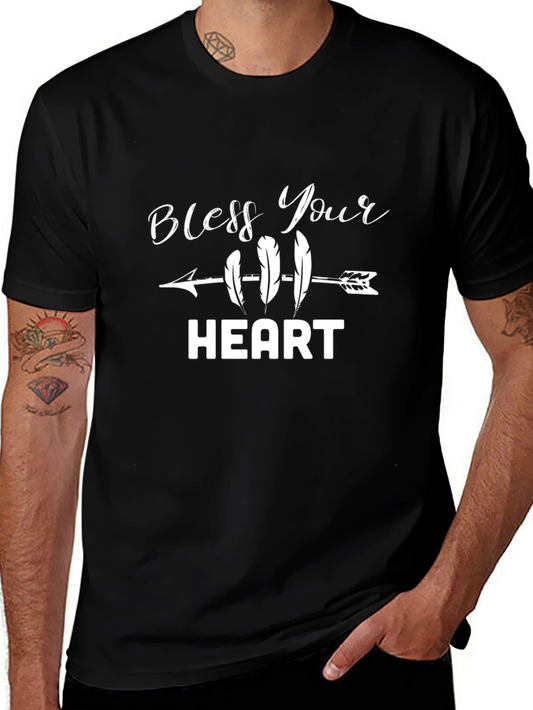 Bless Your Heart Graphic Tee - Casual Cotton T-Shirt