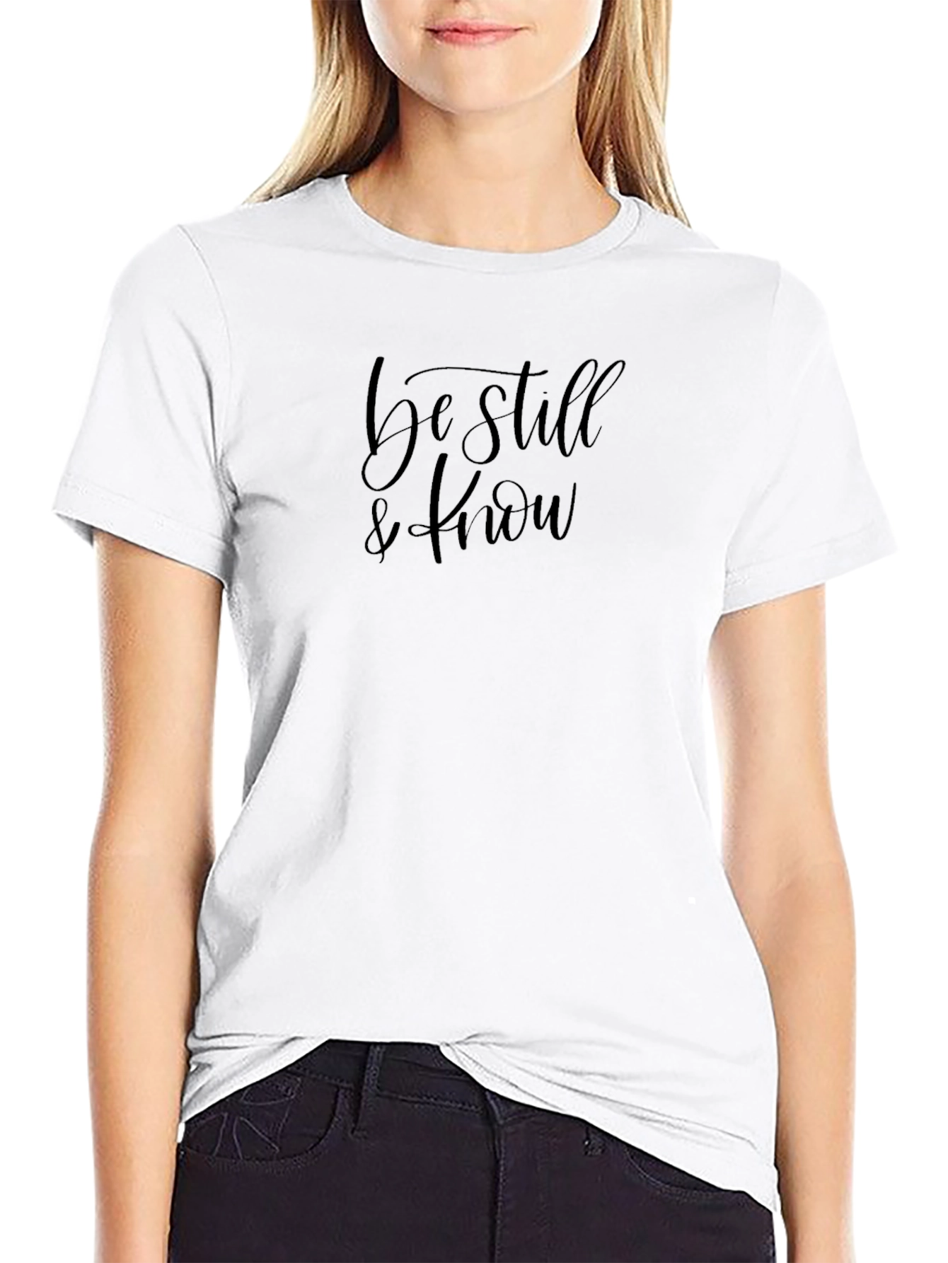Be Still & Know Black T-Shirt