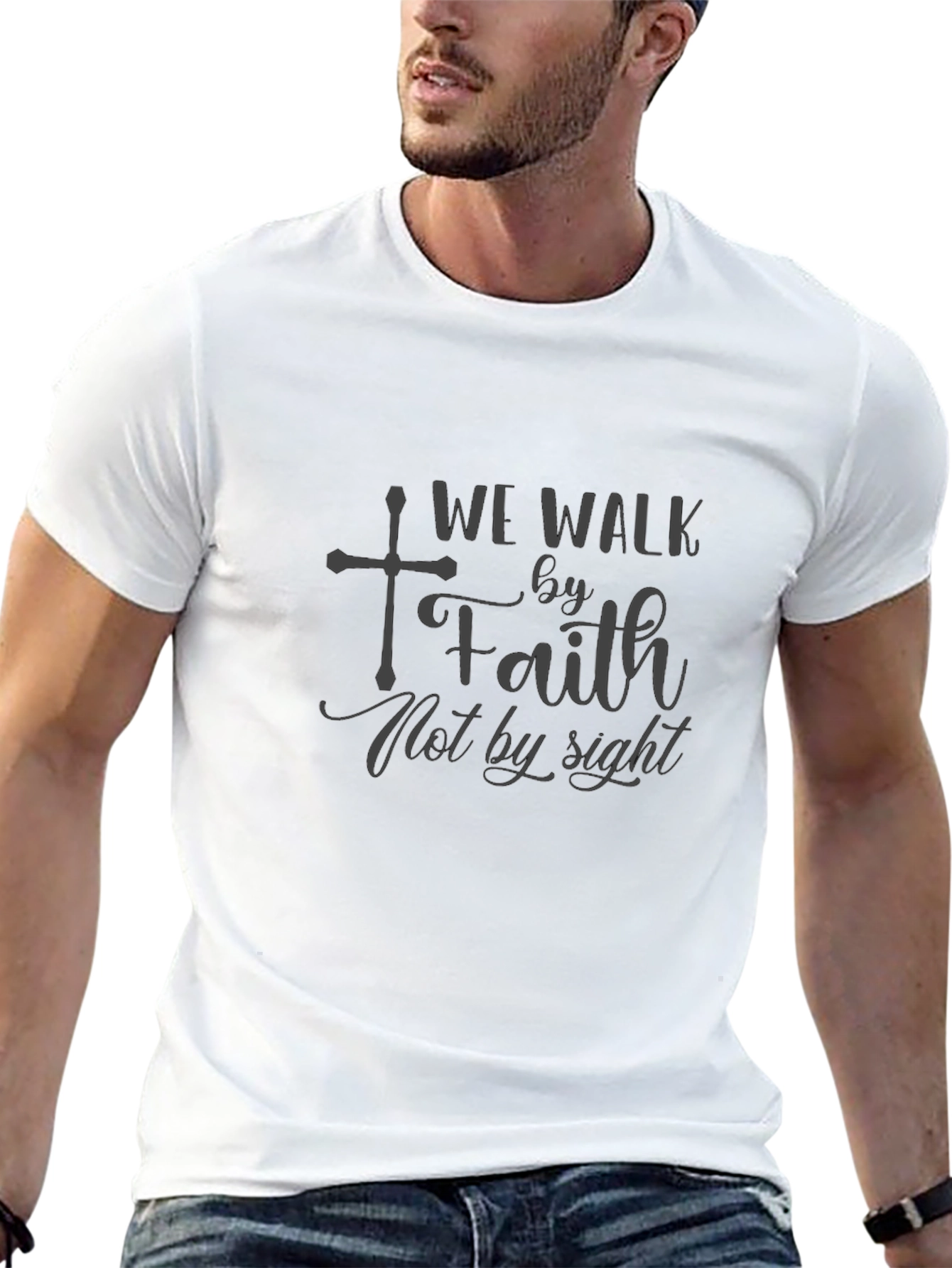 Faith Graphic Tee - Walk By Faith T-Shirt