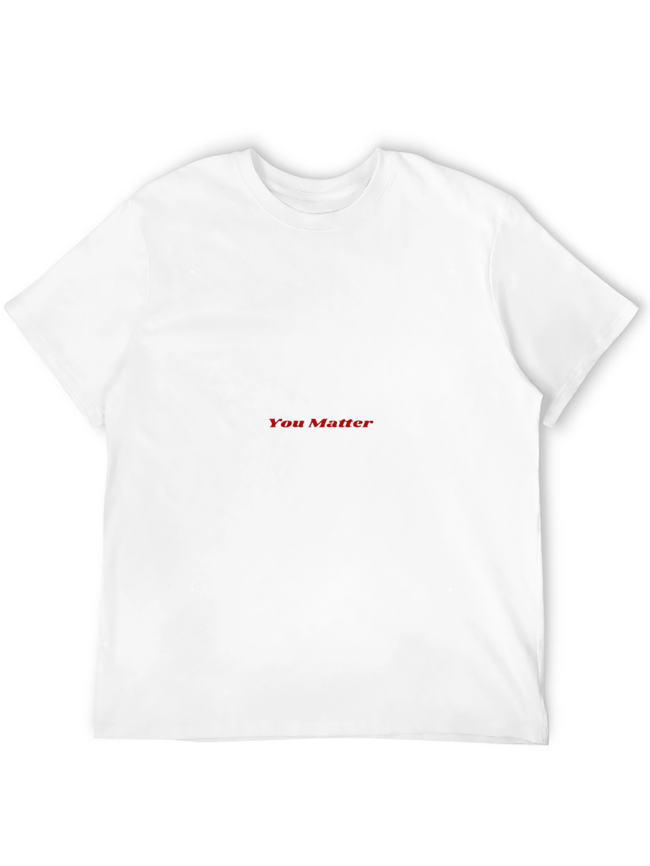 You Matter Black T-Shirt