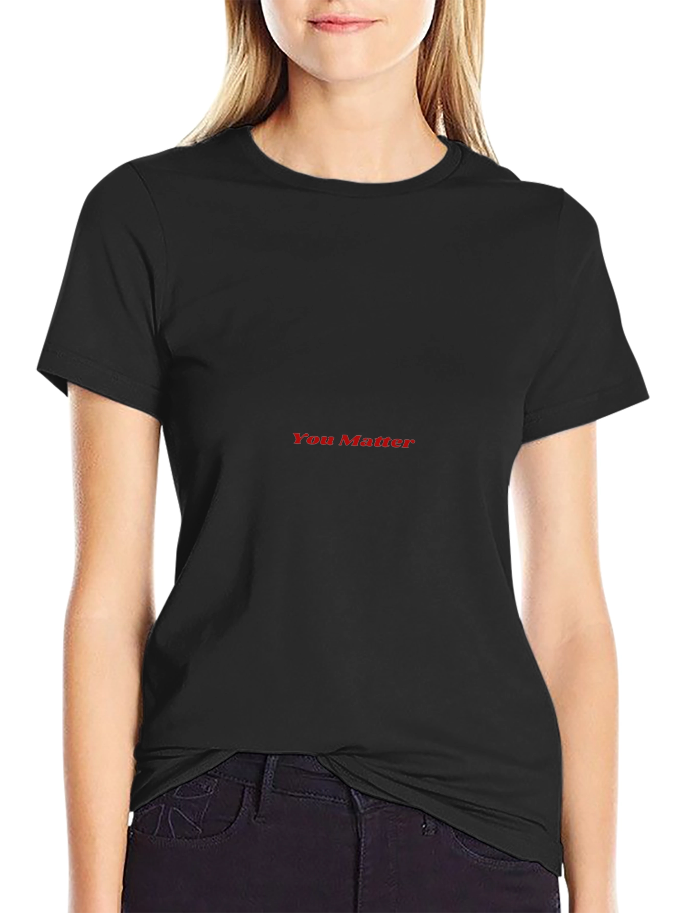 You Matter Black T-Shirt