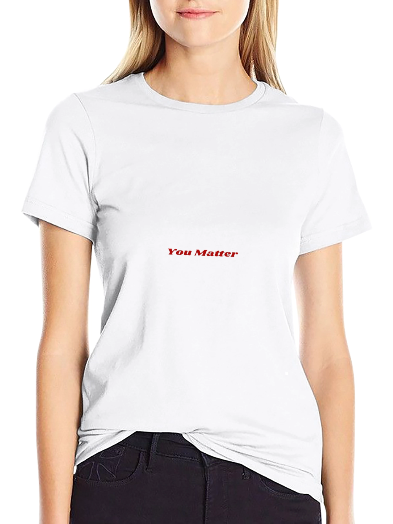 You Matter Black T-Shirt