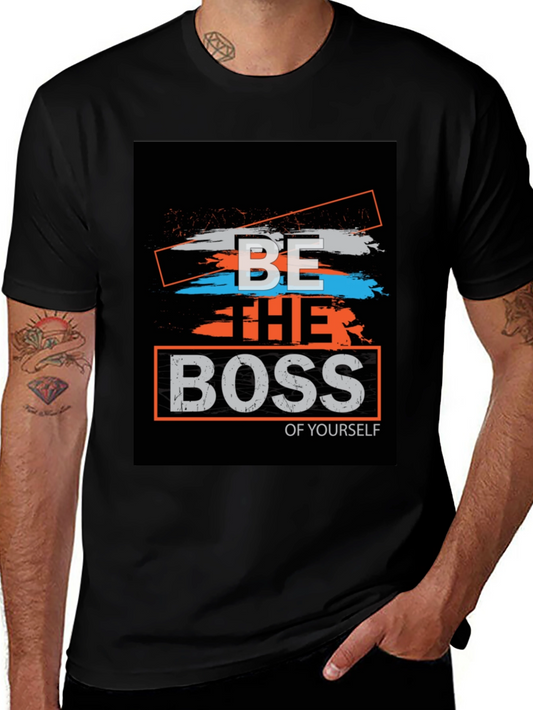 Be the Boss Graphic T-Shirt Motivational Design