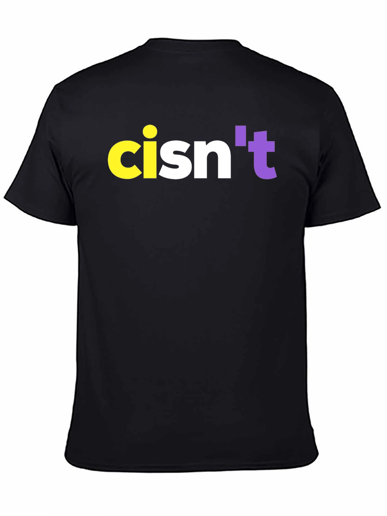 Cisnt T-Shirt - Black Crew Neck Tee
