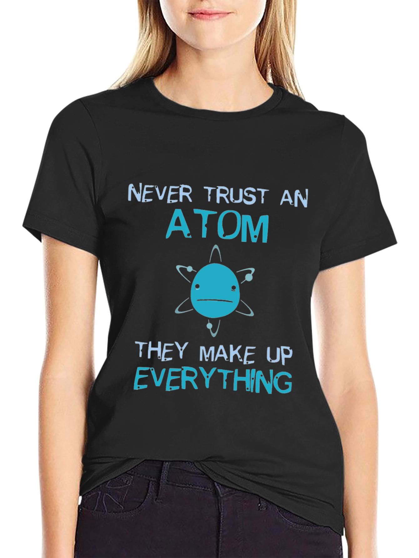 Funny Science Atom Graphic T-Shirt