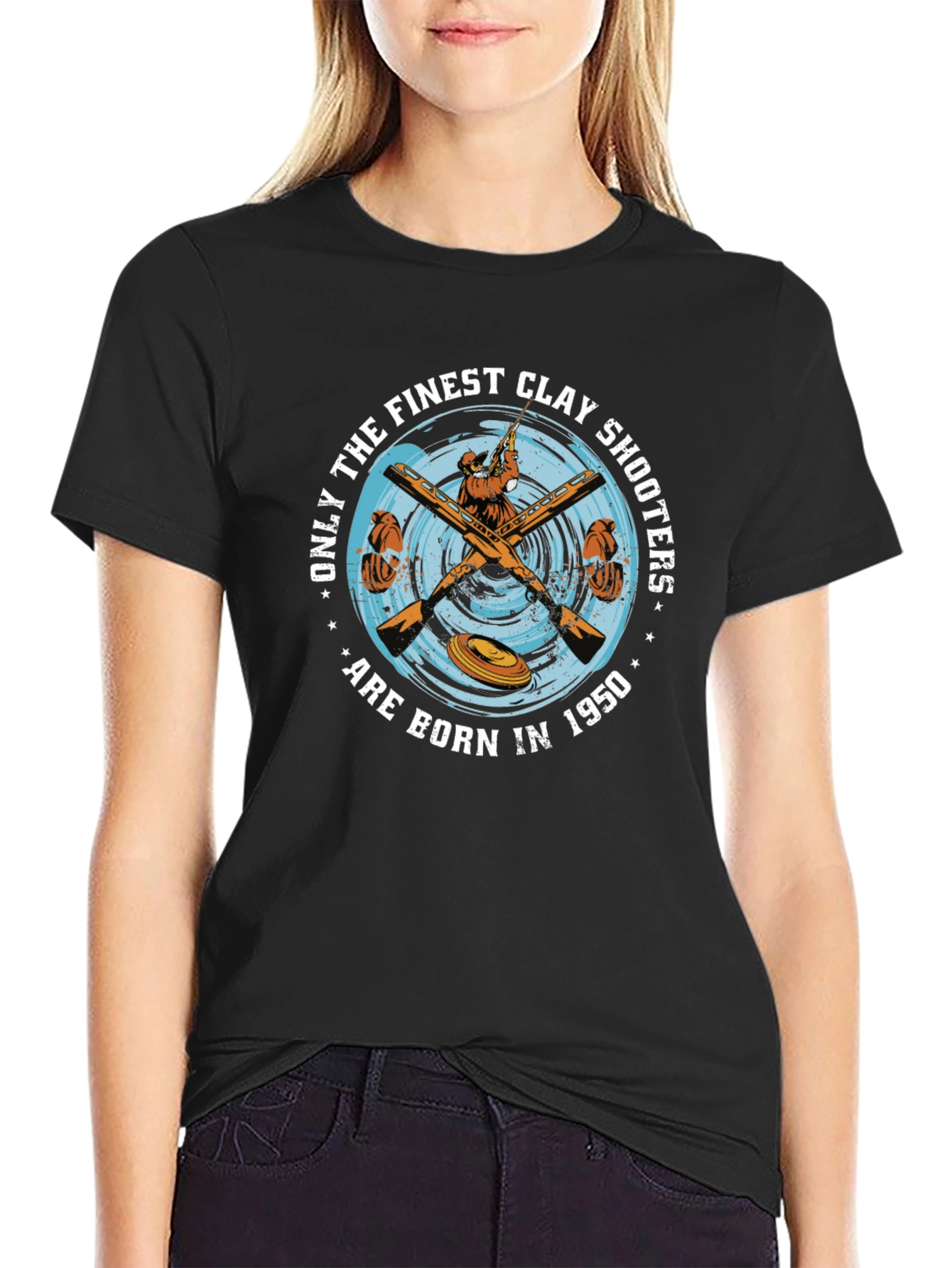 Finest Clay Shooters Tee - Born in 1950!