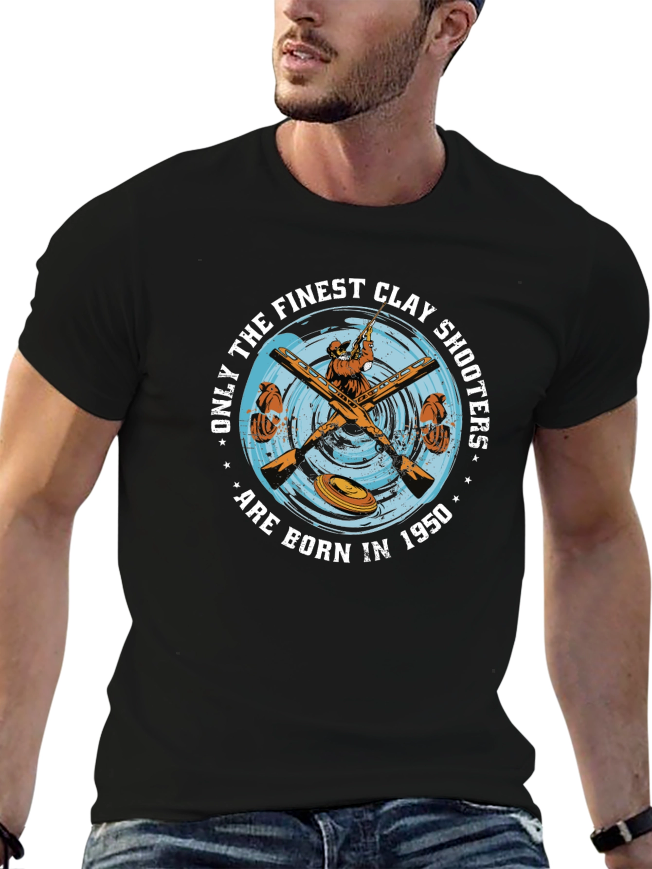 Finest Clay Shooters Tee - Born in 1950!