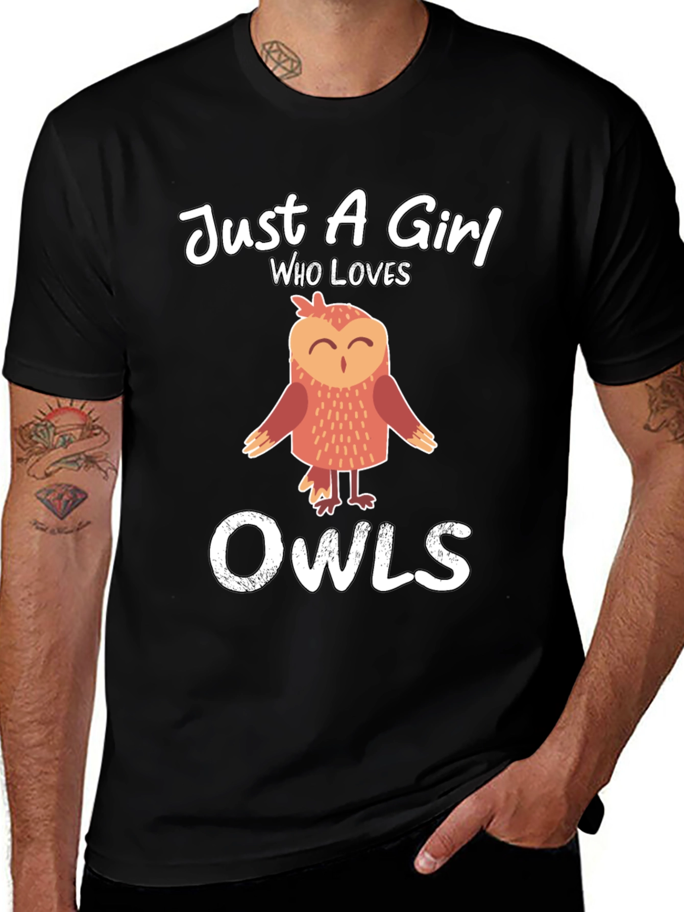 Just A Girl Who Loves Owls T-Shirt