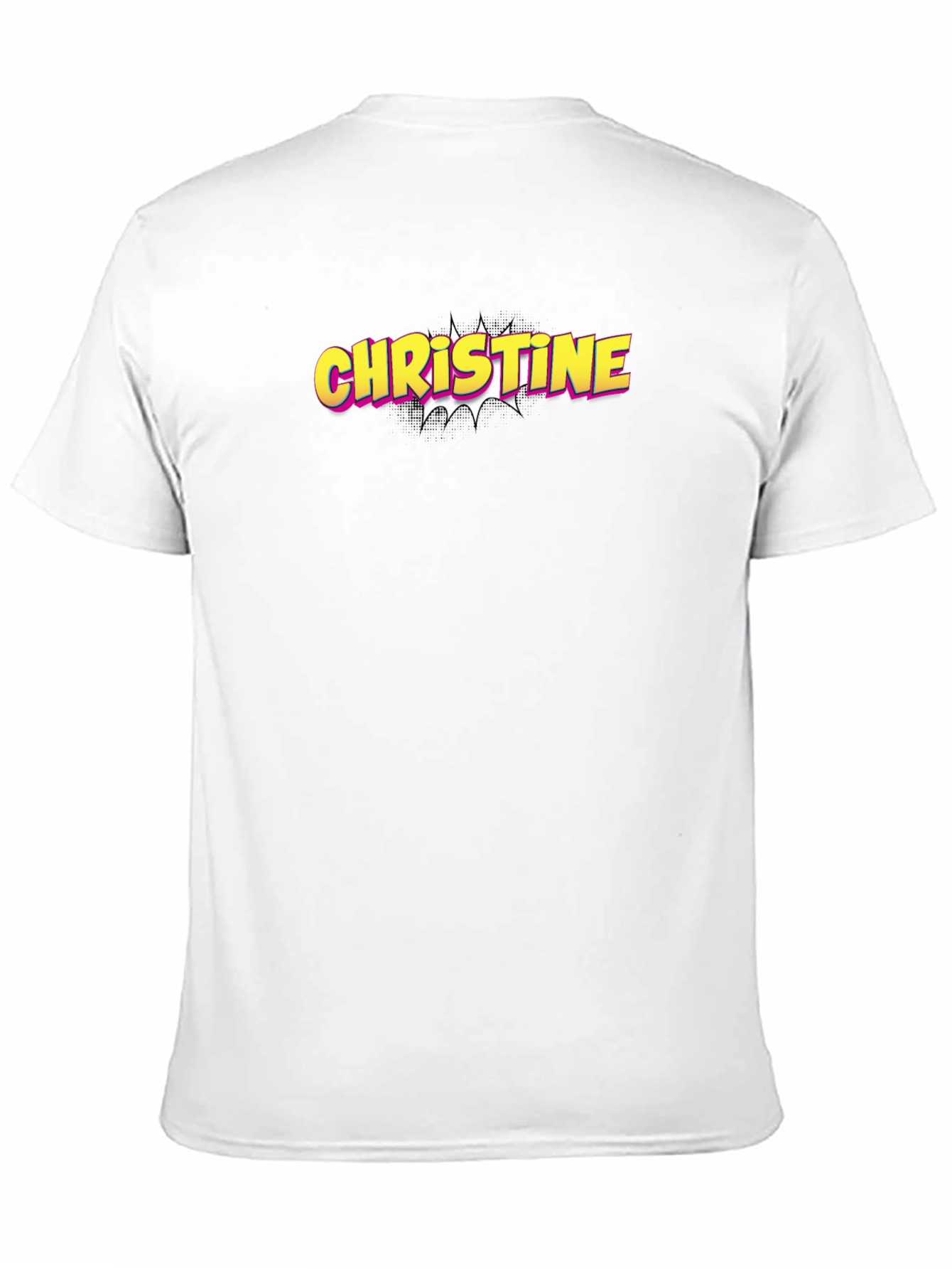 Christine Name Pop Art Style T-Shirt
