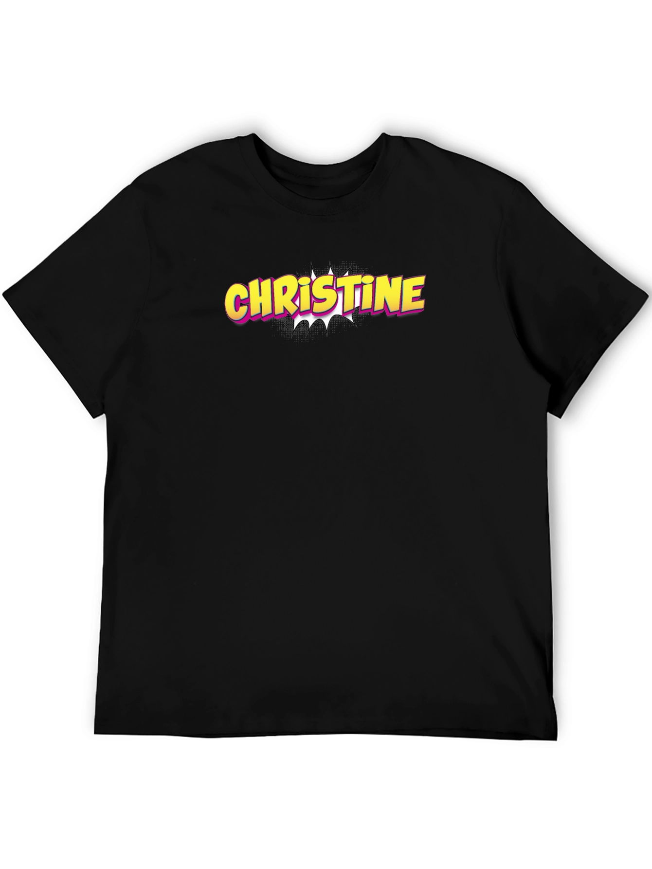 Christine Name Pop Art Style T-Shirt