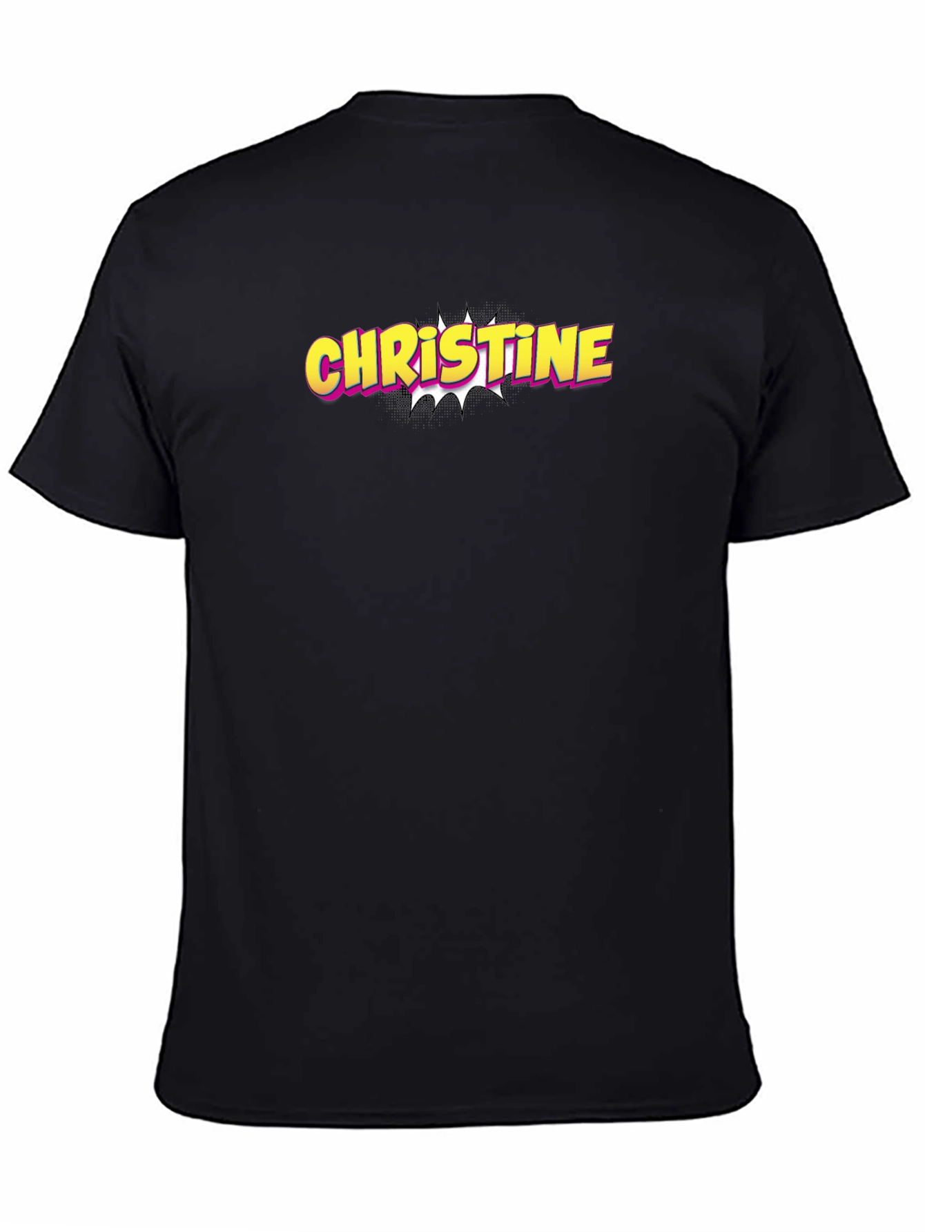 Christine Name Pop Art Style T-Shirt