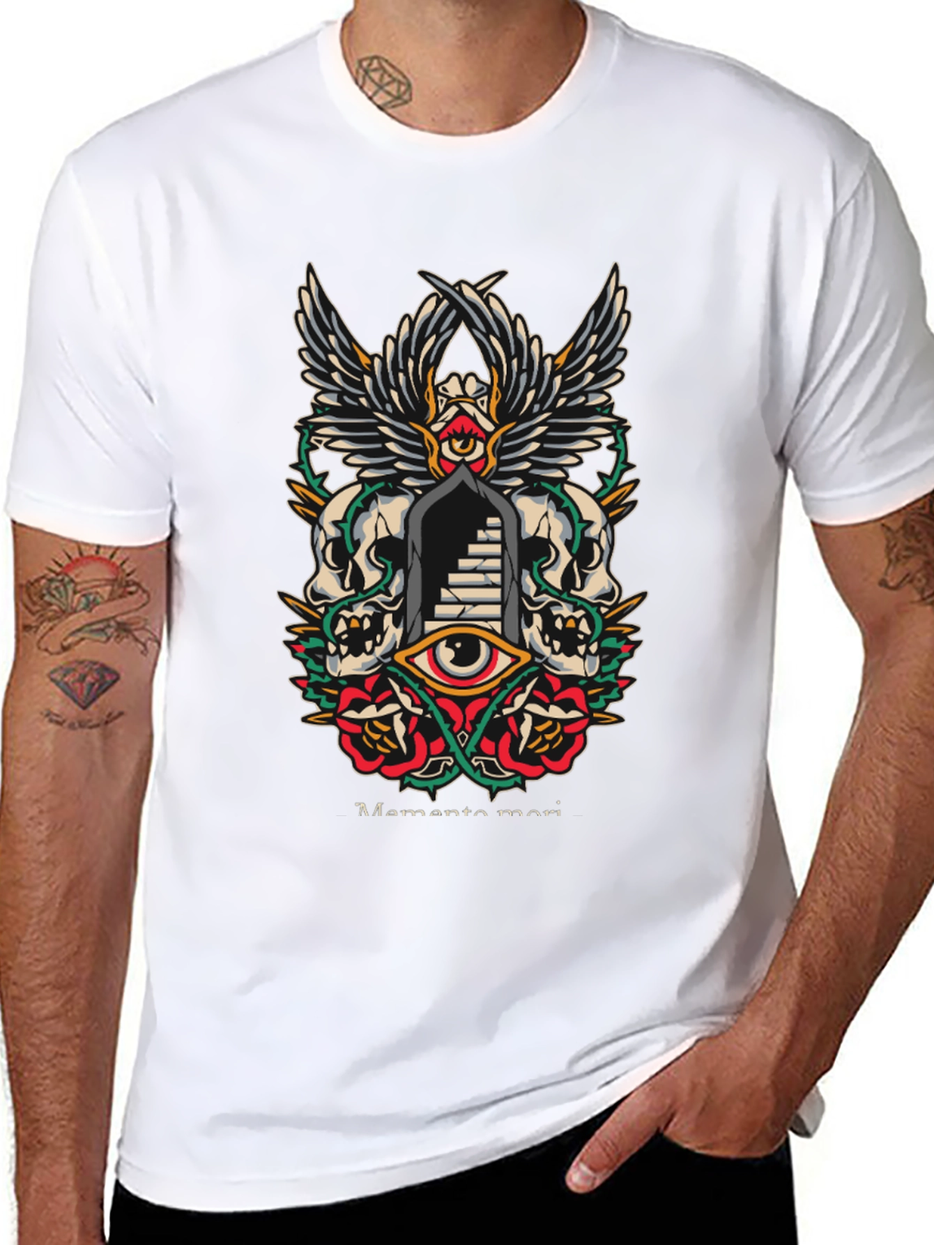 Memento Mori Graphic Tee - Death & Eternity