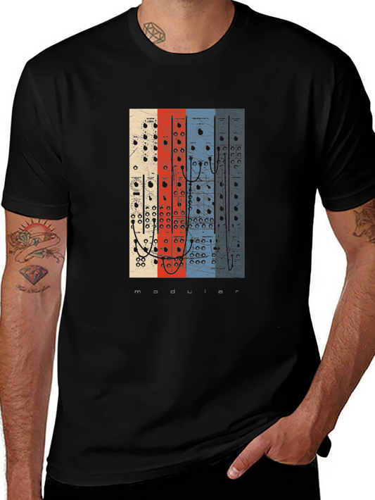 Modular Synth T-Shirt - Vintage Electronic Music Tee