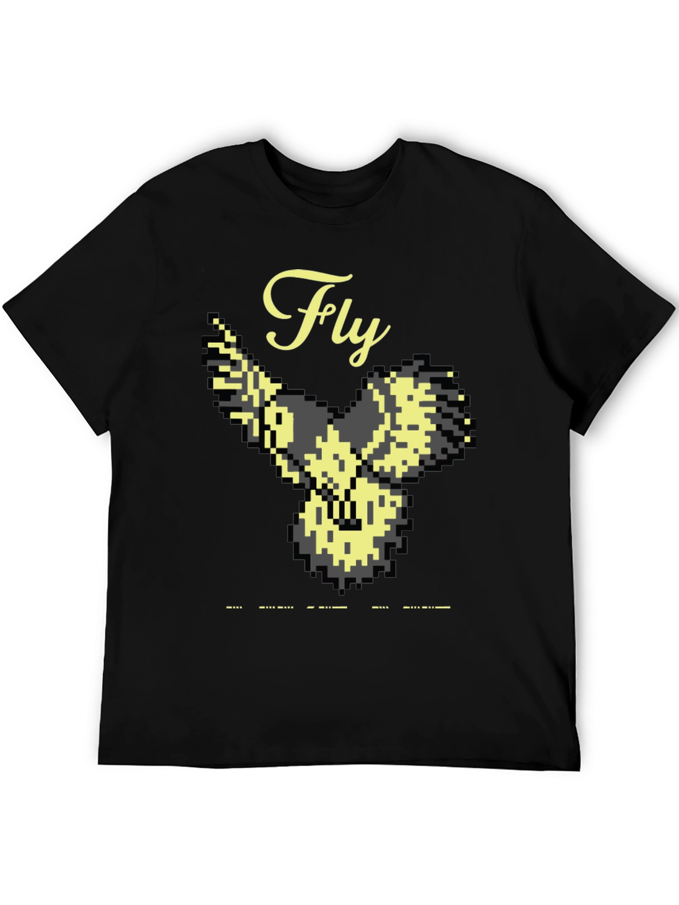 Pixel Art Bird Fly T-Shirt