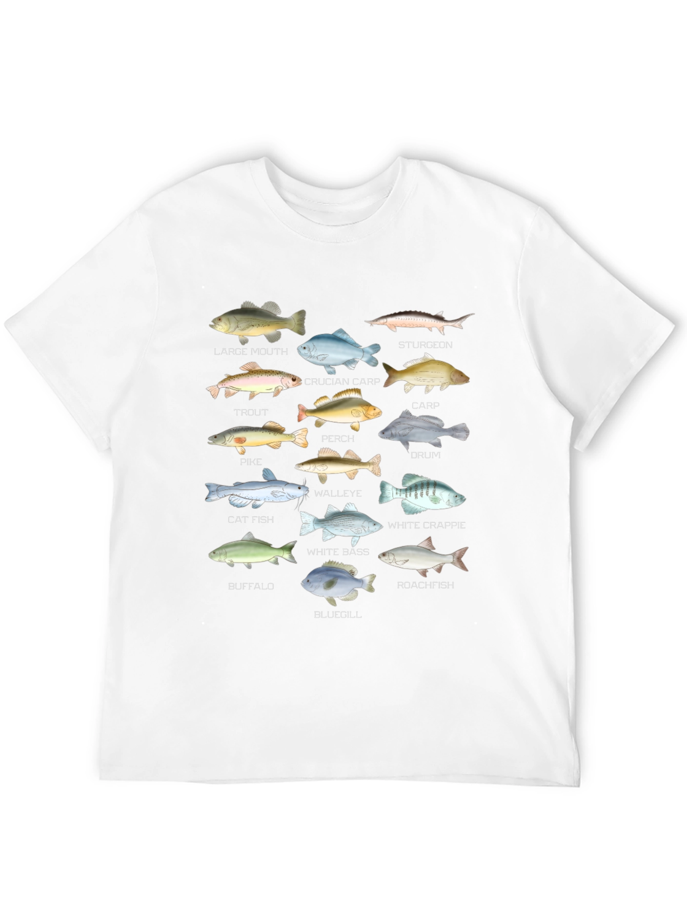 Fish Species Graphic T-Shirt